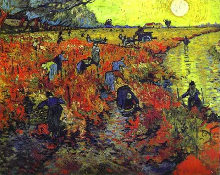 Vincent Van Gogh The Red Vineyard